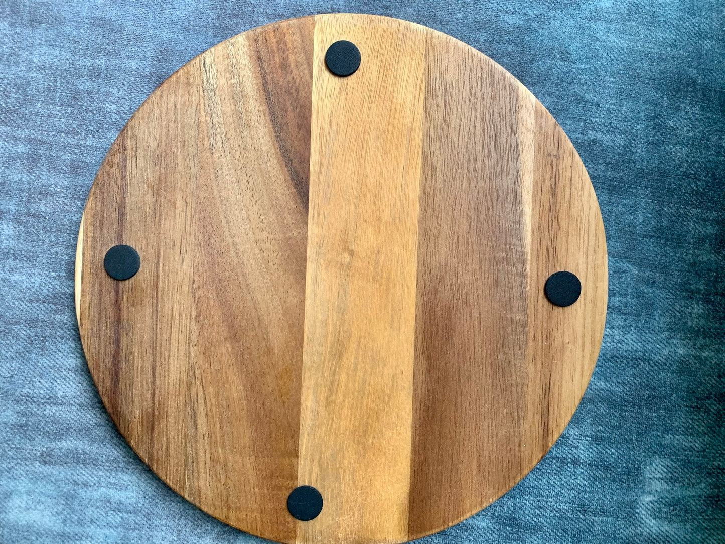 Custom Engraved Acacia Wood Cutting Board: 9" Serving Tray