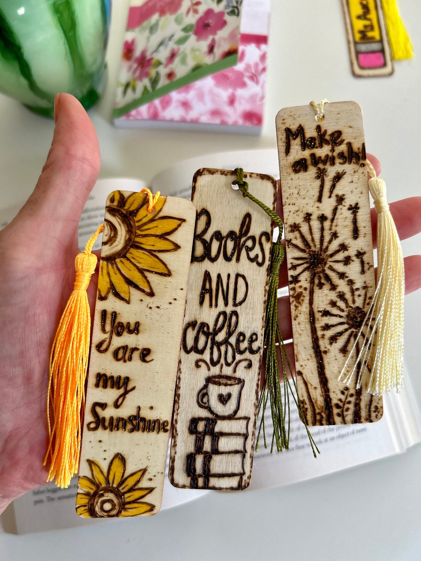 Custom Hand-Engraved Wooden Bookmarks: Personalizable Gifts For Readers
