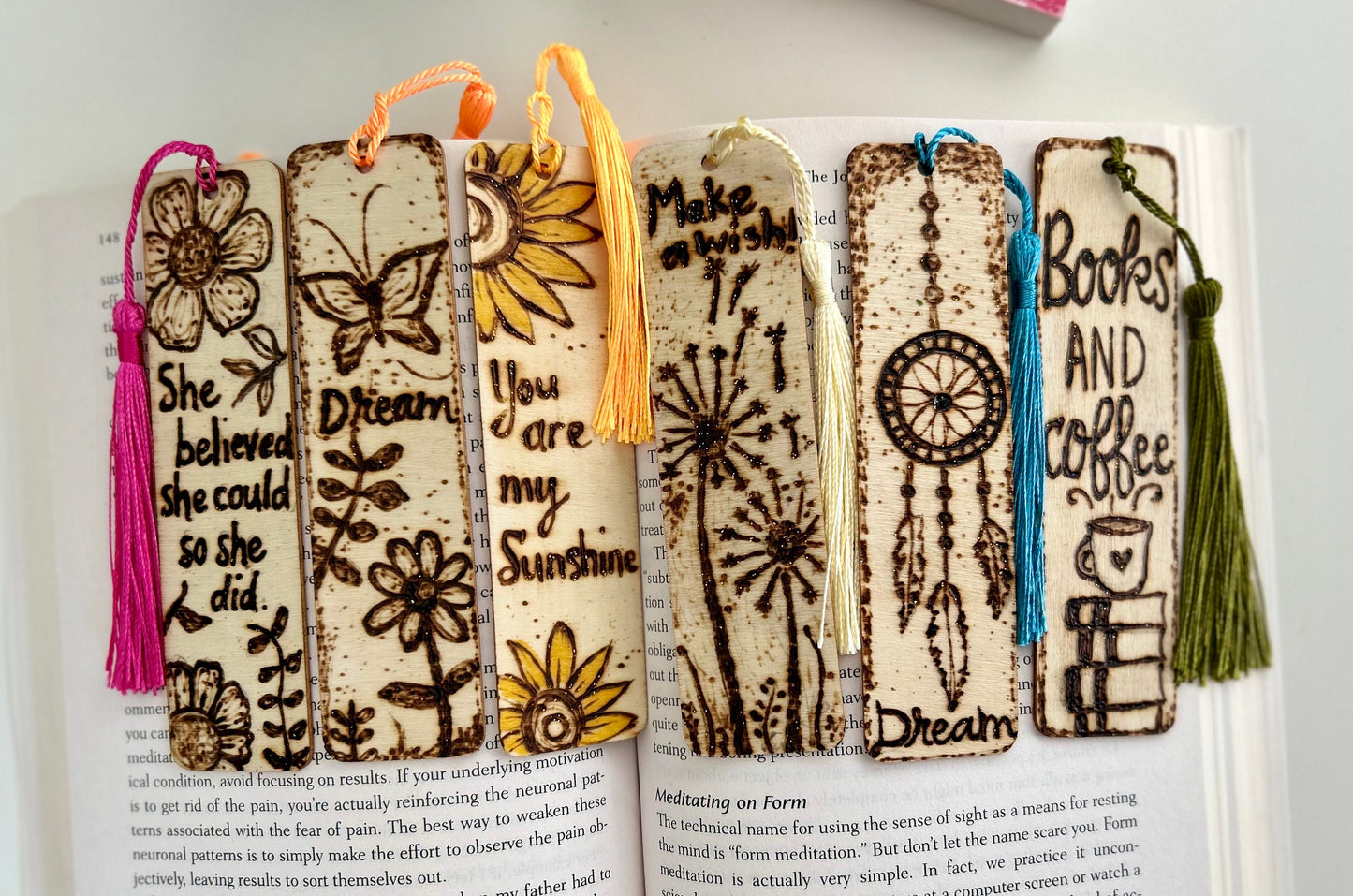 Custom Hand-Engraved Wooden Bookmarks: Personalizable Gifts For Readers