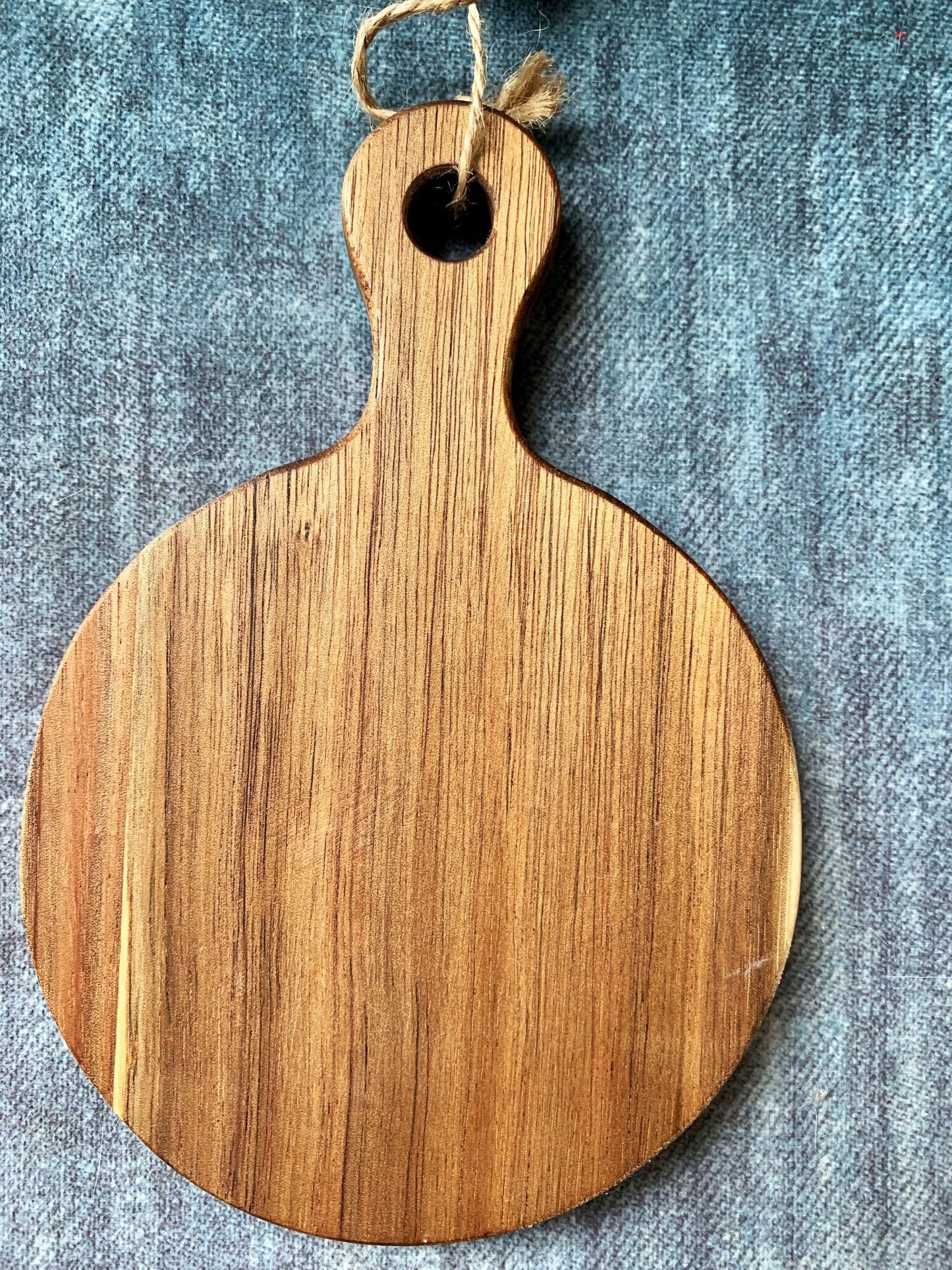 Hand-Engraved State Outline On Mini Wooden Cutting Board, Louisiana Kitchen Gifts And Decor