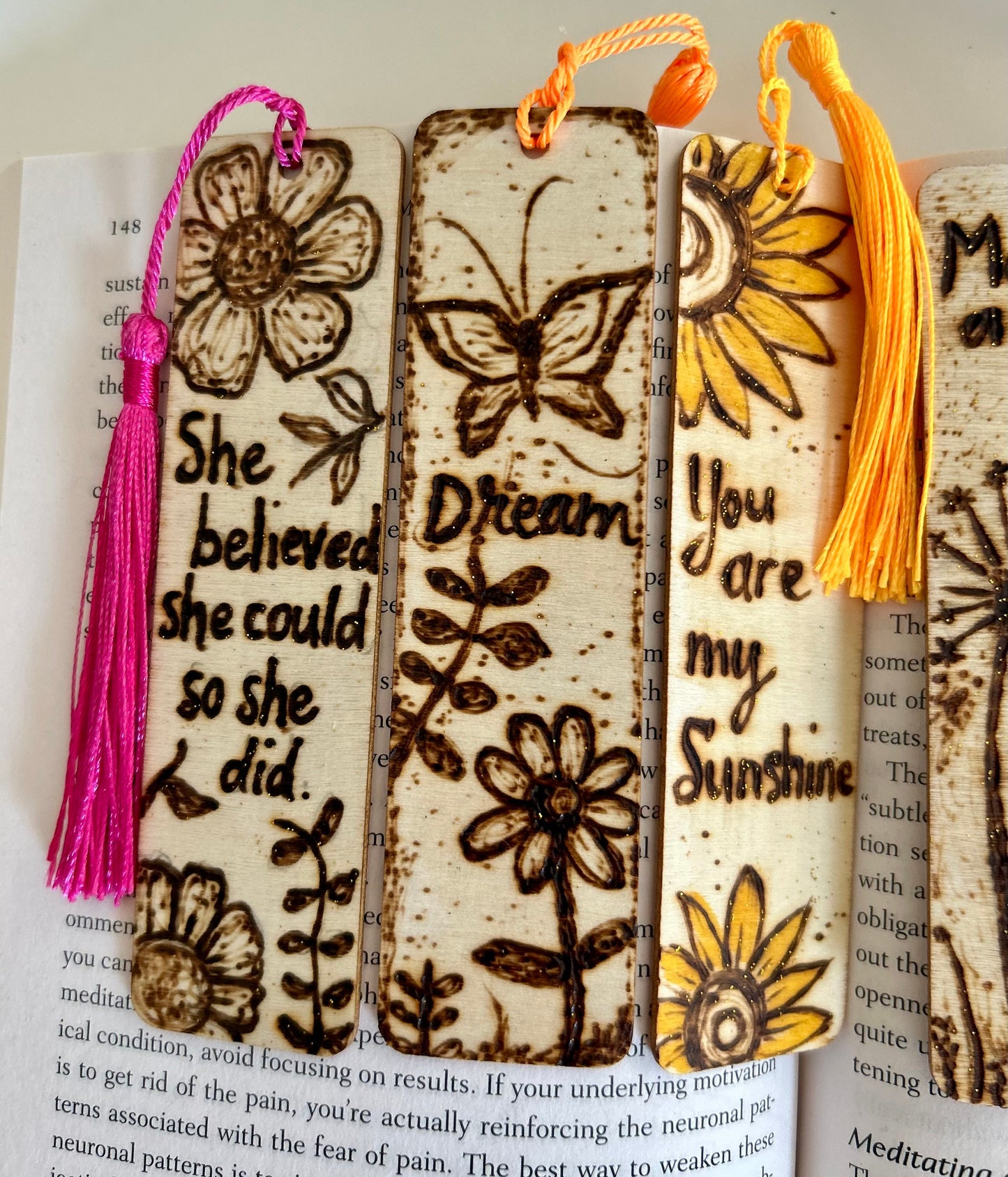 Custom Hand-Engraved Wooden Bookmarks: Personalizable Gifts For Readers