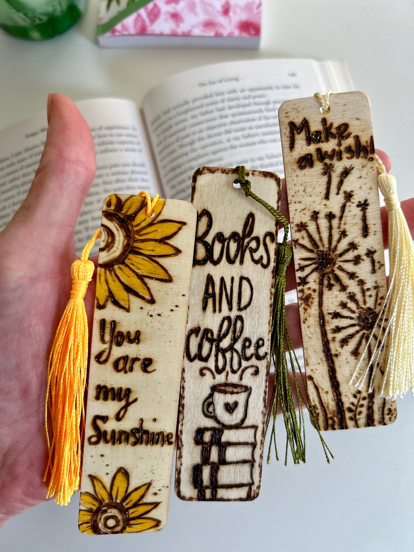 Custom Hand-Engraved Wooden Bookmarks: Personalizable Gifts For Readers